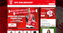 Desktop Screenshot of hfc-onlineshop.de