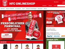 Tablet Screenshot of hfc-onlineshop.de